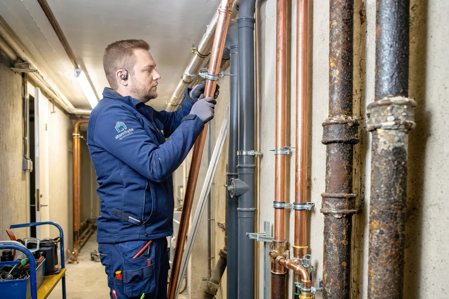 Edenbergs VVS stambyte Hagalund Solna