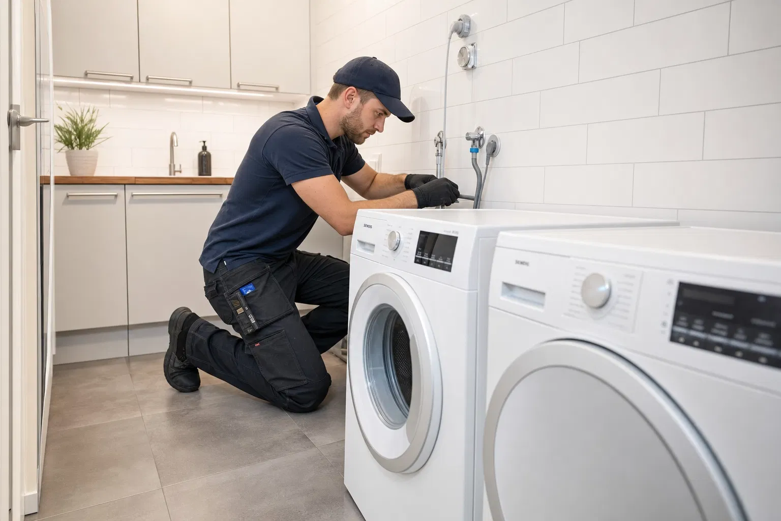 Edenbergs VVS tvättstuga renovering Bergshamra Solna
