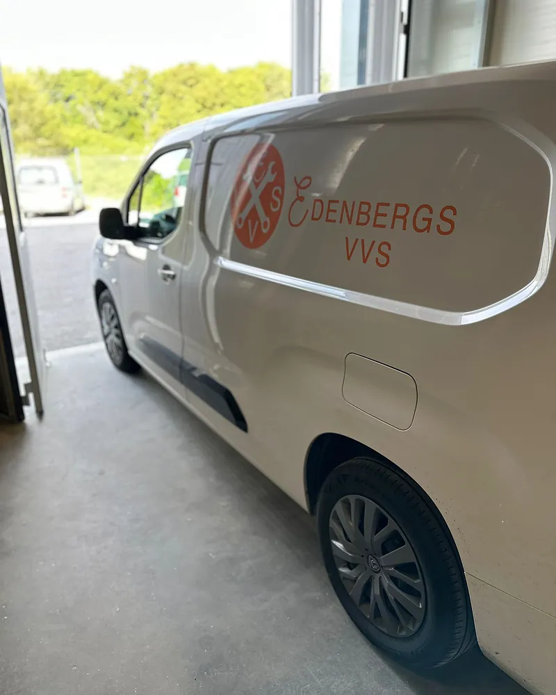 Servicebil från Edenbergs VVS