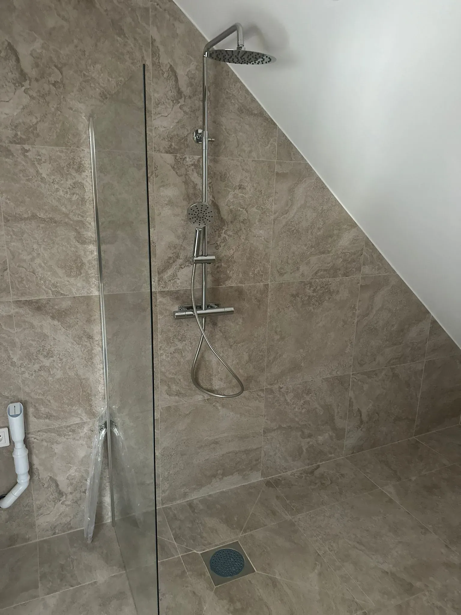 Badrumsinstallation dusch