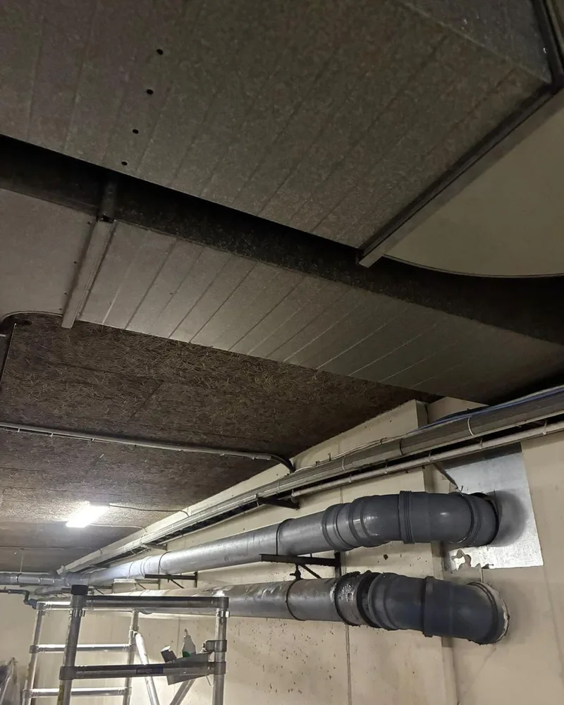 Rörarbete och avloppsinstallation i källare av Edenbergs VVS