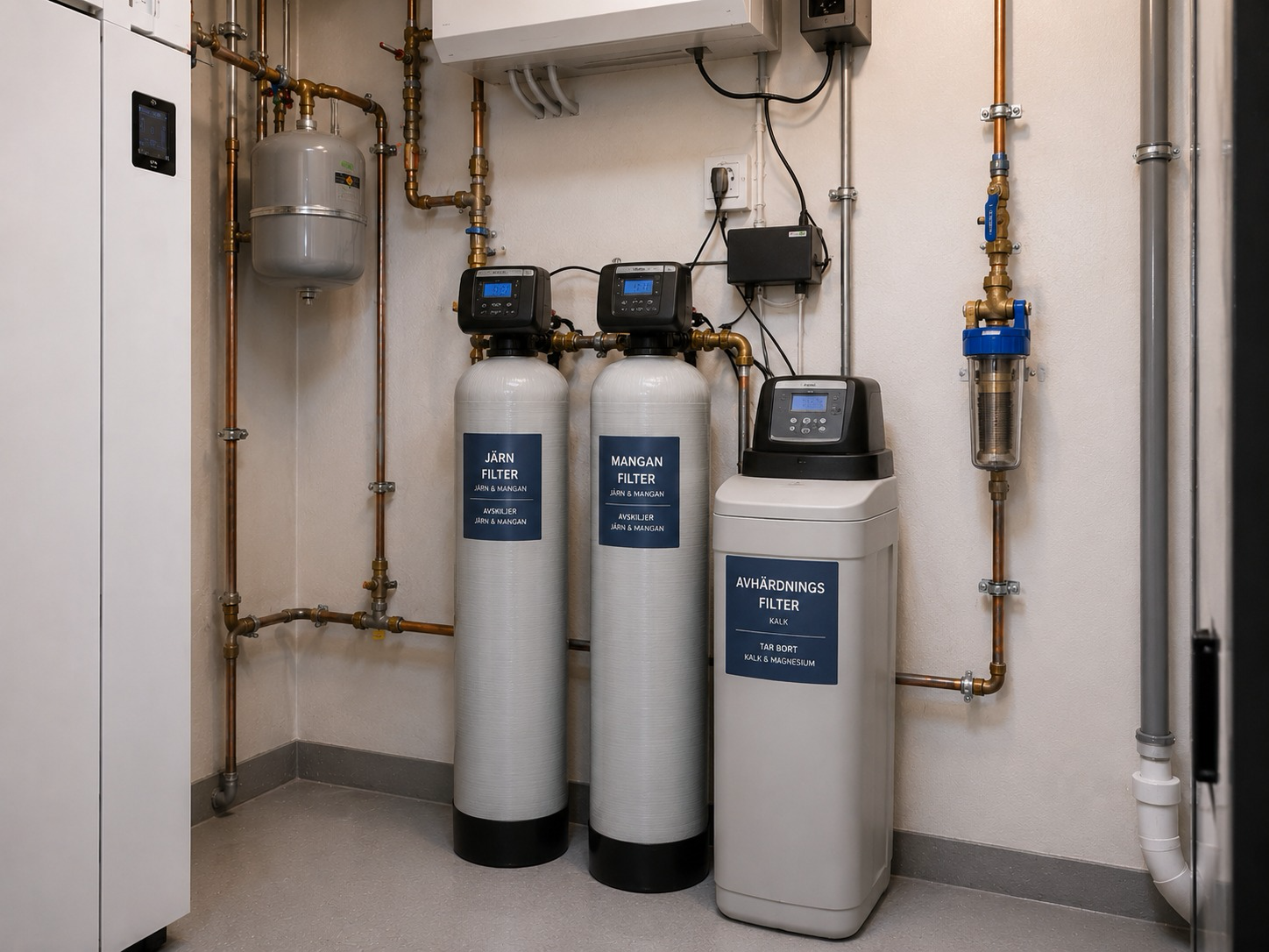 Edenbergs VVS vattenfilter installation Kårsta Vallentuna
